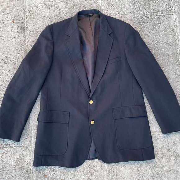 brookford Other - Brookford Classic Men Blazer Sport Coat Two Button Handcrafted in USA Size 46XL